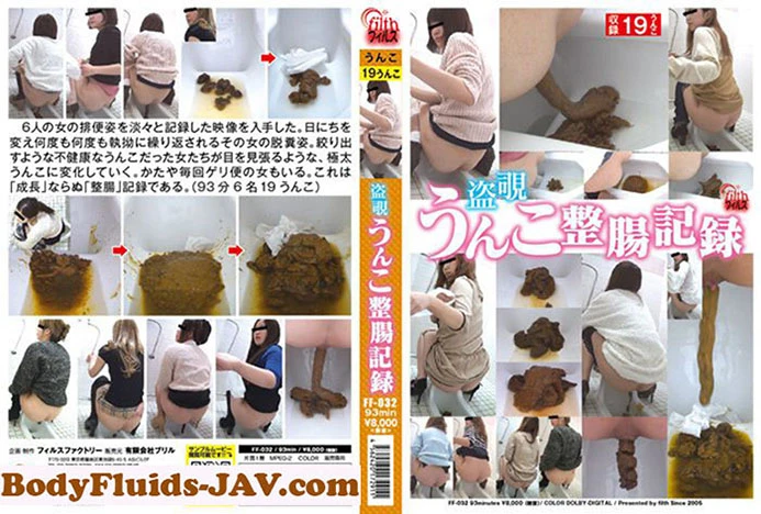 FF-032 Japanese Girls Thick and Long Shit in a Hidden Toilet 隠されたトイレで長くてたわごと [HD] (2022)