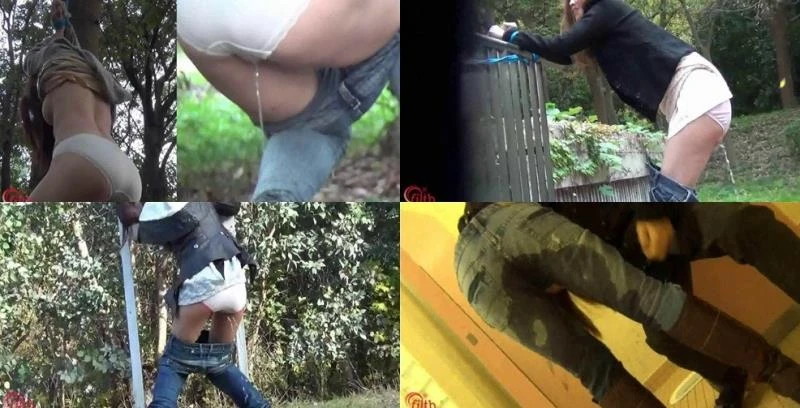 F82-03_1 Japanese Girls Schoolgirl in glasses shitting and enema on own face. [FullHD] (2022)