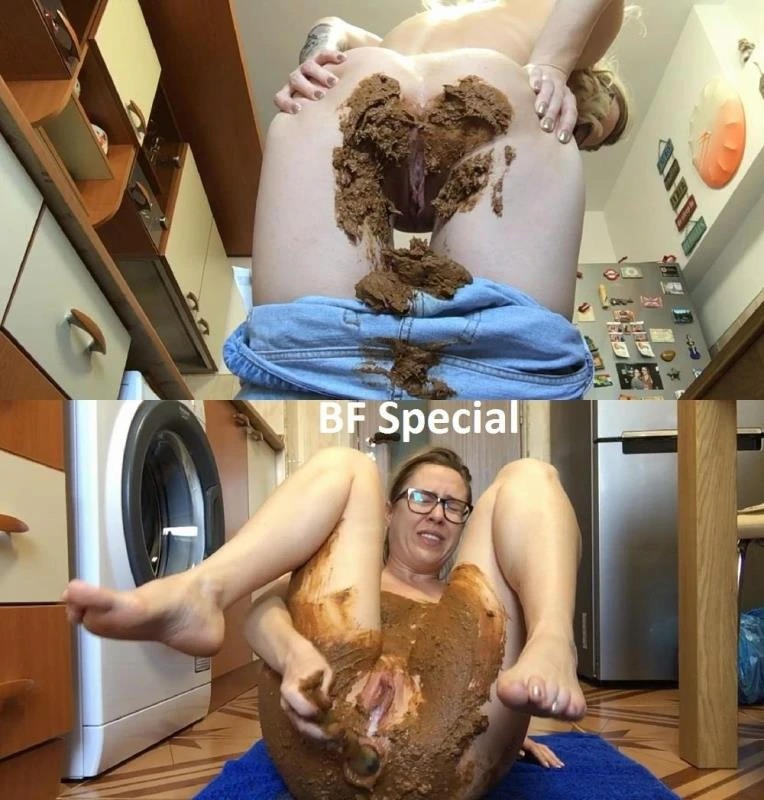 FSpec-664 EllaGilbert Shit my panties on sofa then lick it. [FullHD] (2022)